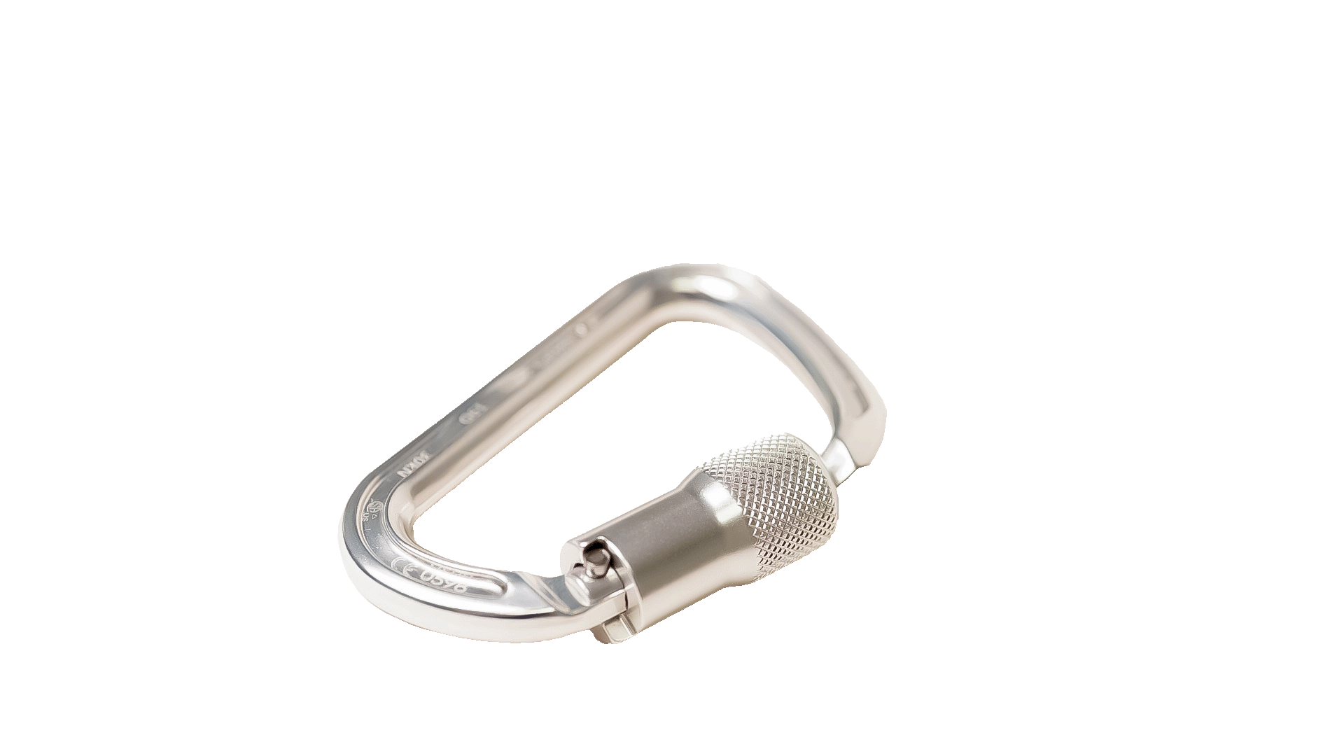 9090 Logo Carabiner② Falltech Large Closing Safety Carabiner | 2-1/4